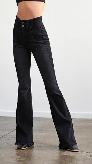 Free People We The Free Jayde Flare Jeans thumbnail 1