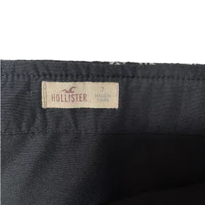 Hollister Black White Plaid Wool Blend Mini Skirt Size 7 Preppy Zip Front thumbnail 7