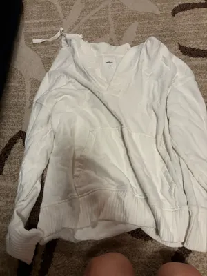 Aerie White Sweatshirt Oversized thumbnail 1