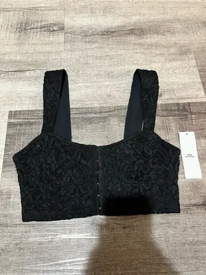 URBAN OUTFITTERS Lace Bustier Bralette Crop Top thumbnail 2