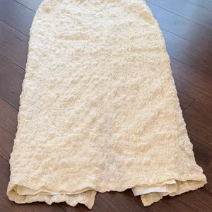 YWWL The Label Women’s Strapless Yellow Crinkle Dress Size Small C27-060 thumbnail 5