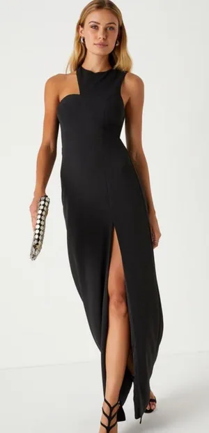 Black Formal Dress Size M thumbnail 1