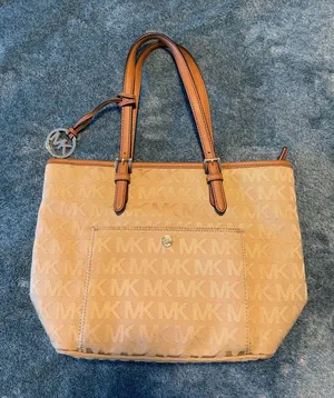 MICHAEL Michael Kors Tan Signature Jet Set Item Pocket Tote Bag Logo‎ Pattern thumbnail 1