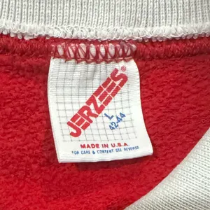 Vintage Kawaii Cow Graphic‎ Fleece Sweatshirt Collared L Cottagecore thumbnail 3