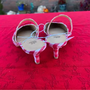 Wild Fable - Women's Lysandra Gingham Eyelet Kitten Heels - size 8 picnic summer thumbnail 6