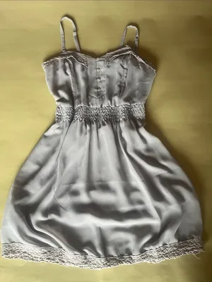 Kimchi Blue Dusty Lilac Lace-Trim Slip Dress thumbnail 1