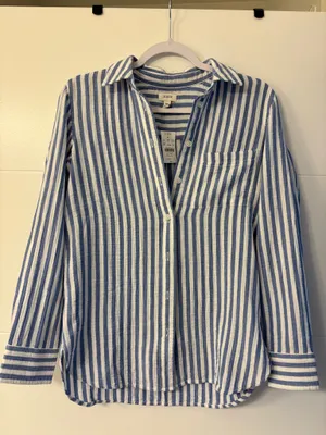 J.Crew Striped Button Down thumbnail 1