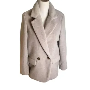 Free People Mari Blazer Coat Beige XS thumbnail 3