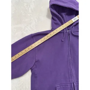 TNA Cozy Fleece Boyfriend Women's Full Zip Hoodie Sweatshirt Purple Sz Small thumbnail 10