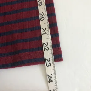 Anthropologie KINLY Directional Stripe Mini Dress M Drop Waist Flounce Hem Long‎ Sleeve Shift thumbnail 8