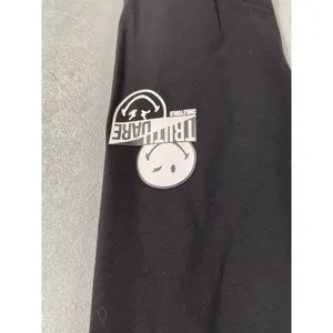 YiDian Womens Leggings Black Limited Edition Smiley Graphic Medium thumbnail 4