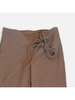 Halara Rosette Tie Wide Straight Yoga Pants Size Small Regular New thumbnail 4