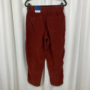 Old Navy Brick Red Corduroy High Rise Pull On Ankle Utility Pants Sz.M NWT thumbnail 10