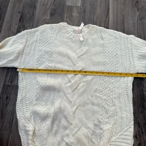 Ashley cableknit chunky oversized sweater thumbnail 4