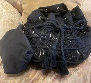 New Without Tag Black Hobo Handbag thumbnail 1