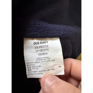 Old Navy Women's Navy Blue Puffer Vest Full Zip with Snaps‎ Pockets Size XS City thumbnail 10