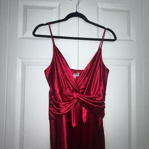 Shareen Collections Red Satin Dress‎ thumbnail 4