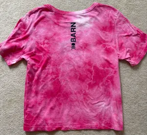 Soul by SoulCycle Pink Tee workout Crop thumbnail 4