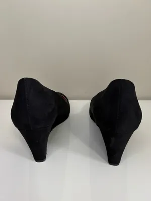 A New Day Classic Suede Wedge Heels thumbnail 4