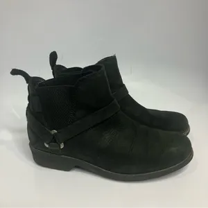 Teva De‎ La Vina dos leather ankle boots black size 6.5 thumbnail 2