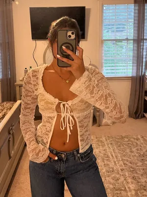 Tiger Mist Mesh Top thumbnail 1