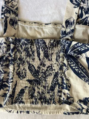Abercrombie and fitch cropped linen tank thumbnail 7