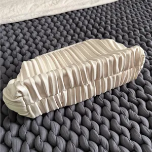 Pleated Dumpling Clutch White thumbnail 5