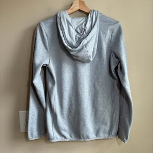 The North Face Full Zip Fleece Hoodie Medium Gray Womens Polyester Activewear thumbnail 6