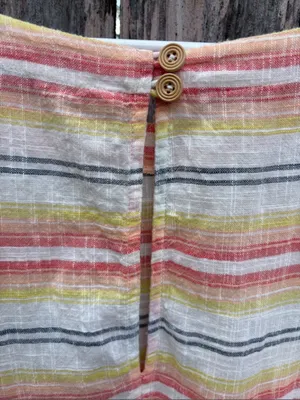 Like New Free People Summer Nights Dress / Top Multi Stripe Oversized Medium thumbnail 10