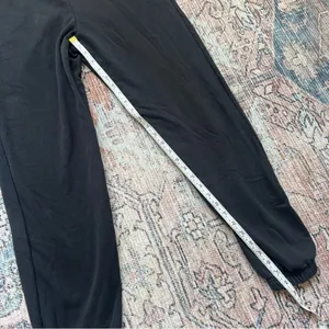 The North Face High Rise Black Women’s Jogger Sweatpants Size Medium Black Logo thumbnail 6