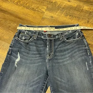 BKE Buckle Drew Denim Capri Jeans Stretch Womens 29 Contrast Stitch Western thumbnail 3