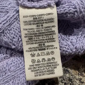 We The Free People Sweater S Purple Slouchy Oversized Boho Minimalist Coastal thumbnail 5