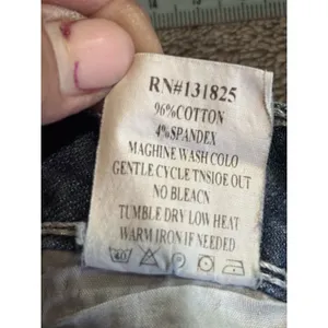 Miss Chic Size 11 Junior's Capri Jeans Rhinestones Embroidered Studded thumbnail 7