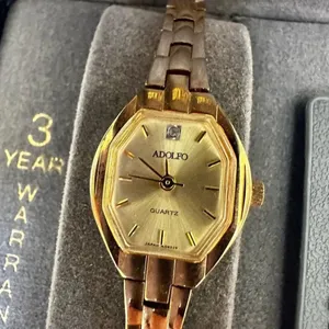 Adolfo Gold-Tone Quartz Watch w/ Diamond Accent thumbnail 4