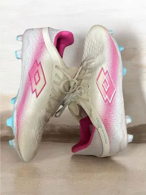 OTTO White and Pink Women's Athletic Sneakers Size 5 thumbnail 2