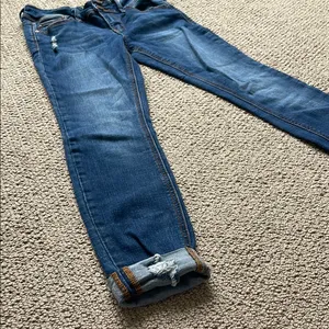 Indigo Rein Dark Blue Skinny Jeans thumbnail 7