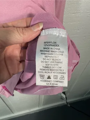 FJ Pink Long Sleeve 1/4 Zip Pullover Size 2XL EUC thumbnail 5
