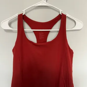 Girlfriend Collective Orange Sleeveless Exercise Dress thumbnail 2