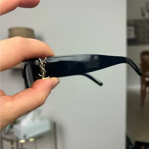 Saint Laurent Sunglasses SL M94 001‎ Shiny Black Frame Grey Lens thumbnail 6