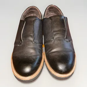 Sofft Womens Black Leather Look Slip On Platform Loafers Shoes 9.5M 3035101 thumbnail 3