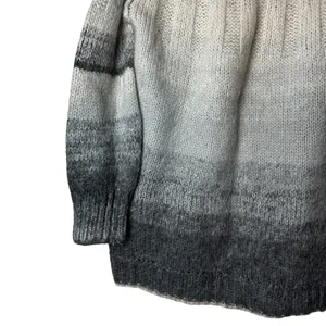 Anthropologie Mock Neck Sweater Oversized Cabin Western Boho Chic Winter thumbnail 4