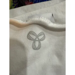 Tna Womens White Ruched Side Short Sleeve Tee‎ Shirt Size L thumbnail 5