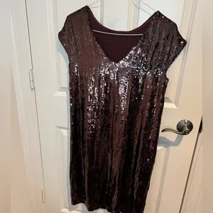 Anthropologie Sequined mini dress thumbnail 4