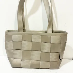 Harveys Seatbelt Beige Tote Shoulder Bag Champagne Color‎ Woven thumbnail 7