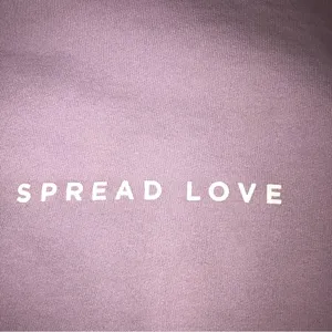 Spread Love Oversized Unisex Midweight Pullover Hoodie Light Purple size XL thumbnail 5