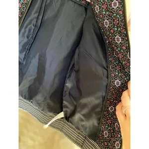 Forever 21 Ditsy Floral Quilted Bomber Jacket Y2K Revival 90s Gen Z Artsy Edgy S thumbnail 5
