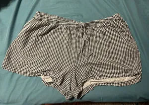 A new day Gingham Linen-like Shorts thumbnail 1