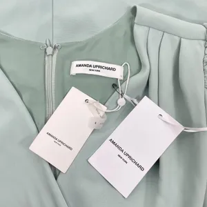 Amanda Uprichard Alida Waist Tie Mini Dress Waist Tie Sage Green Size S thumbnail 9