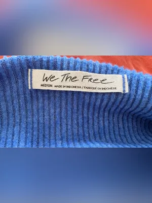 FREE PEOPLE Blue Main Squeeze Hacci Shirt thumbnail 4