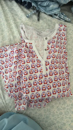 RARE Roller Rabbit Love Bird PJ Set thumbnail 2